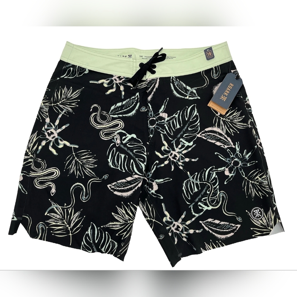 Roark Men's Passage Primo Tropakill Boardshort Swim Trunk Size 32" NEW